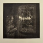 Woman watching Bea with sun